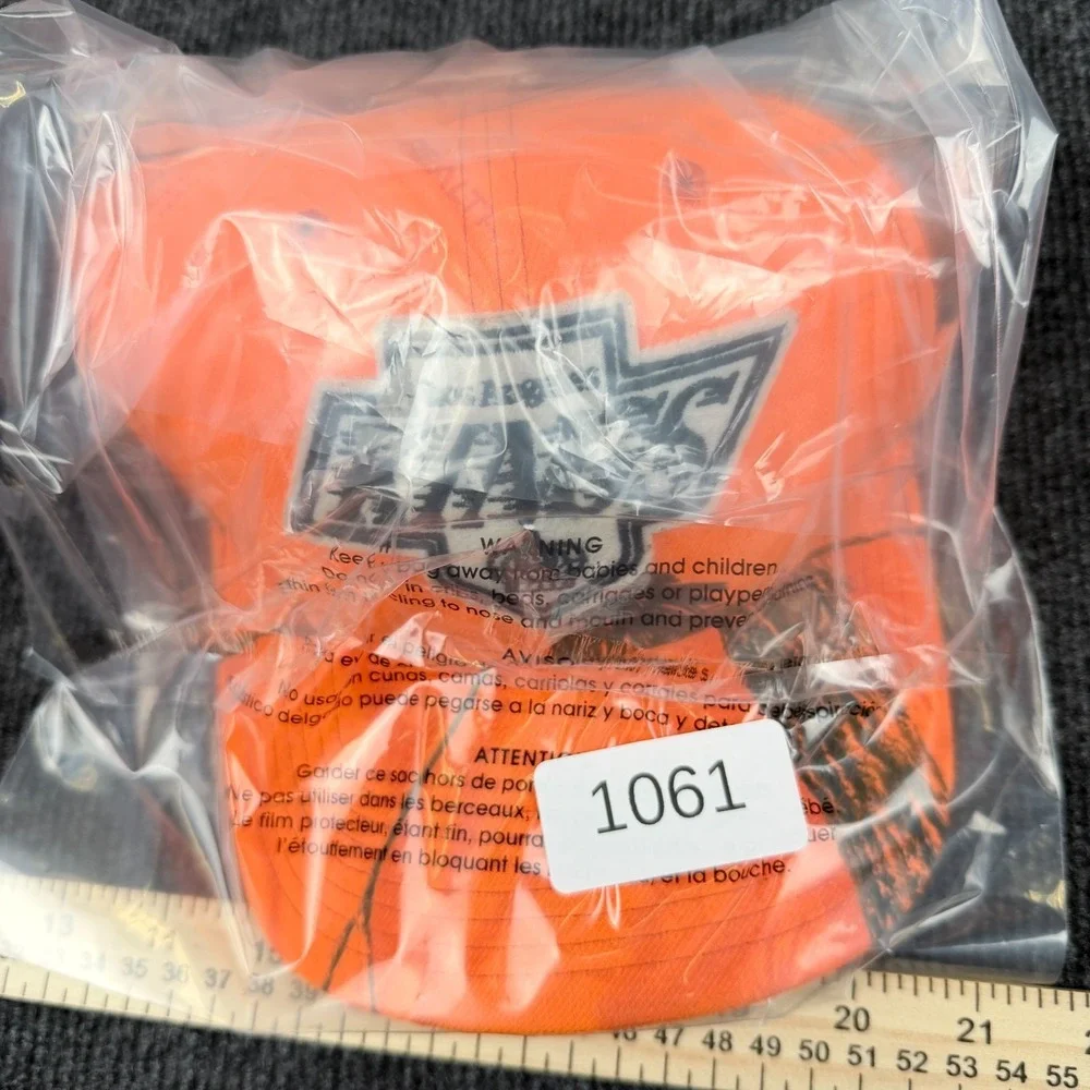 Los Angeles Kings '47 Vintage Hockey Hat Blaze Orange Camo Realtree Strapback